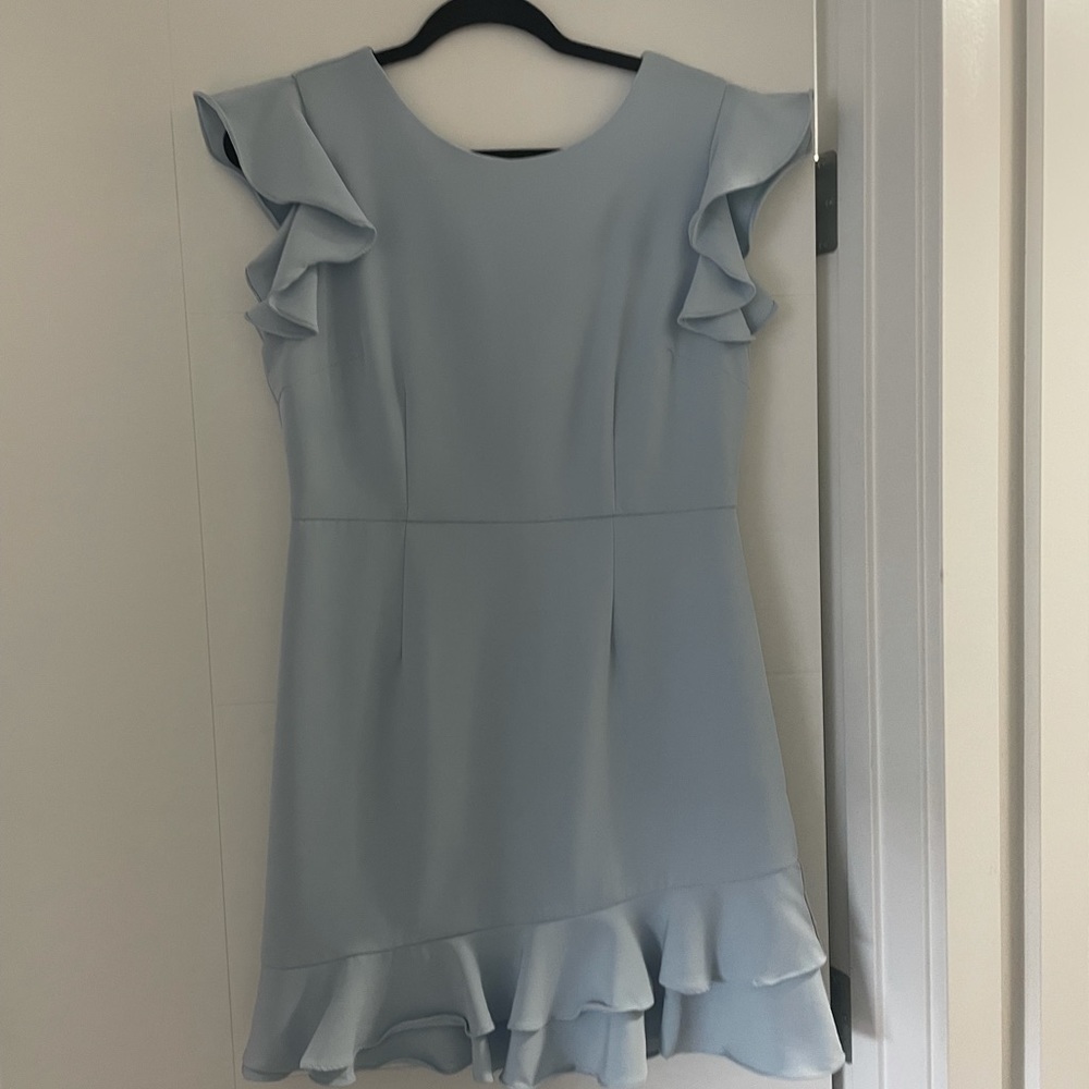 TCEC Blue Ruffle Dress